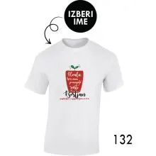 Moška personalizirana majica – Hvala, ker pomagate vzgojitelj x