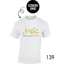 Moška personalizirana majica –Čebelica učitelj x