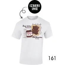 Personalizirana majica  - Jaz sem čokolada na X kruhu