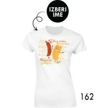 Personalizirana majica  - Jaz sem hrenovka X žemljici