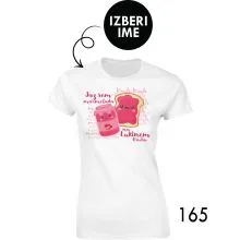Personalizirana majica  - Jaz sem marmelada na X kruhu