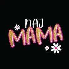 Majica ženska (telirana)- Naj mama XL-črna