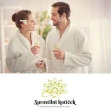 Masaža v dvoje s penino in prigrizkom, Sprostilni koticek, Žalec (Vrednostni bon, izvajalec storitev: NEOSUN, PRIMOŽ PLOHL S.P.)