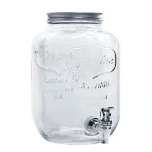 Točilnik pijač, steklen, 4l