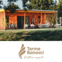 Oddih v mobilni hiški in kopanje za 5 oseb, Terme Banovci