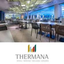 Celodnevno kopanje s kosilom za 2 osebi, Termalni center v hotelu Thermana park Laško