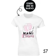 Majica ženska -  Mami IME z nogicami