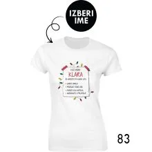 Ženska božična majica - Kaj mora x narediti