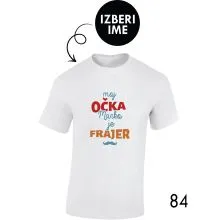 Moška personalizirana majica –Moj očka x  je frajer
