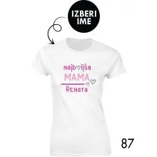 Ženska personalizirana majica – Najboljša mama x