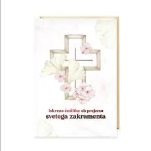 Voščilnica, zakrament, Iskrene čestitke ob prejemu svetga zakramenta, roza