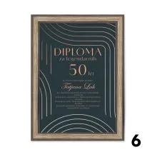 Personalizirana diploma za jubilej - 50.rojstni dan