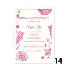 Personalizirana diploma ob dekliščini 2