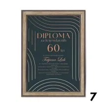 Personalizirana diploma za jubilej - 60.rojstni dan