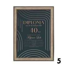 Personalizirana diploma za jubilej - 40.rojstni dan