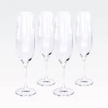 Set kozarcev za šampanjec, 4/1, 26cl