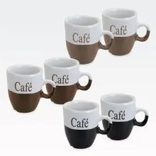Set 2 skodelic, 150ml, sort.