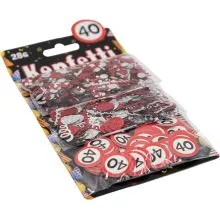 Konfeti "40", 3/1, 28g