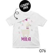 Personalizirana otroška majica - Lama
