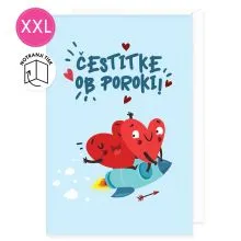 Voščilnica velika, šaljiva, poroka, Čestitke ob poroki
