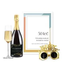 Darilni set Na zdravje 50 let!