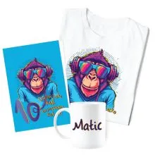 Personalizirani darilni set Kul opica