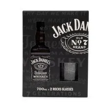 Whisky Jack Daniels 0,7l v embalaži + 2 kozarca 2,5dcl