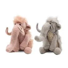 Pliš, mamut, 34cm, PP bombaž + kremenčev pesek, sort.