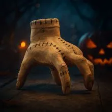 Roka Halloween, hodeča, umetna masa, 17x12cm