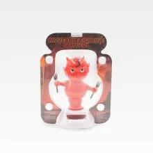 Figura gibajoča, hudiček, s solarno celico, 10.5cm
