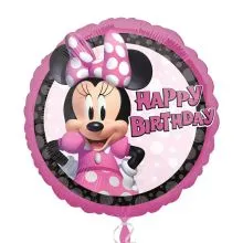 Balon napihljiv, za helij, Happy Birthday Minnie, 43cm