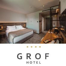 Nočitev z zajtrkom za dve osebi, Hotel GROF, Vransko (Vrednostni bon, izvajalec storitev: KOVEGO D.O.O.)