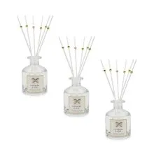 Osvežilec zraka s palčkami, Cashmere & Silk, 3x50ml, v darilni embalaži
