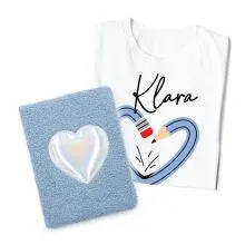 Personalizirani darilni set S srcem v prvi razred