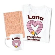 Personalizirani darilni set Prvošolska junakinja