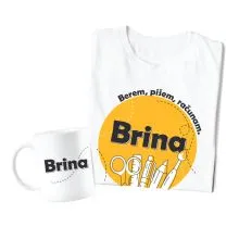 Personalizirani darilni set Berem, pišem, računam