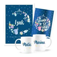 Personalizirani darilni set Nenaspana dvojica