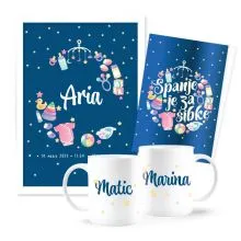 Personalizirani darilni set Nenaspana dvojica