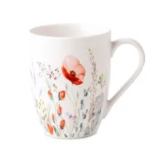 Skodelica, travniško cvetje, new bone China, 340ml