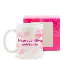 Skodelica, Zanjo, Neprecenljiva sodelavka, 330ml, v darilni embalaži