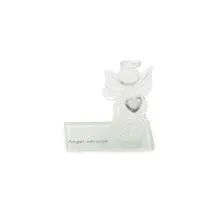 Angel steklen,  na steklenem  podstavku, Angel zdravja, 4.5x5cm