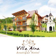 Romantična noč z zasebnim VIP razvajanjem za 2 osebi, Villa Aina boutique Hotel, Laško (Vrednostni bon, izvajalec storitev: SOLOMIJA D.O.O.)