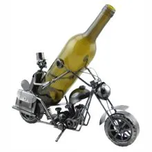 Kovinsko stojalo za buteljko "Motorist", 35x14.5x21.5cm