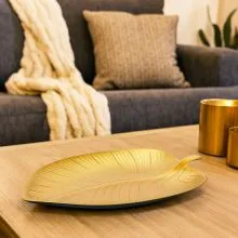 Pladenj, list, umetna masa, 32x22.5x2cm, sort.