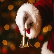 Zvonec, zlat, aluminij, 11cm, sort.