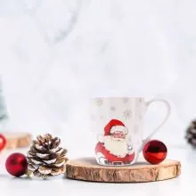 Skodelica, božični motiv, porcelan, 340ml, sort.
