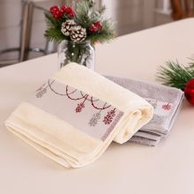 Brisača Noel, 50x100cm, set 2/1, božični motiv, 100% bombaž