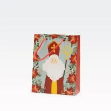 Darilna vrečka Miklavž, 23x18x8 cm, sort.