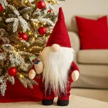 Palček - božiček brez okic z glasbo, plesoč, 100% poliester, 40cm