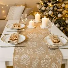 Blago na roli, z juto, 28x270cm, sort.